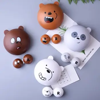 

Contact Lens Case Cartoon Animal Series Cute Mini Plastic Contact Lens Organizer with Mirror Tweezer