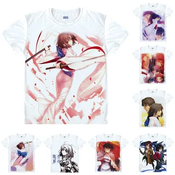 

Coolprint Anime Shirt Boundary of Emptiness T-Shirts Multi-style Short Sleeve Kara no Kyokai Shiki Ryogi Cosplay Motivs Shirts
