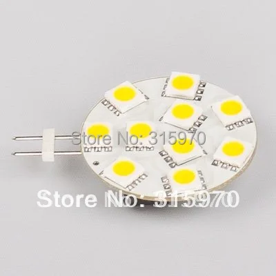 

G4 LED Super Bright 10 SMD 5050 G4 Led 505012V 24V G4 LED BOAT LIGHT CAR LIGHT MARTINE LIGHT 20pcs/lot