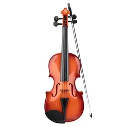 Мини-Скрипка для детей (коричневая)