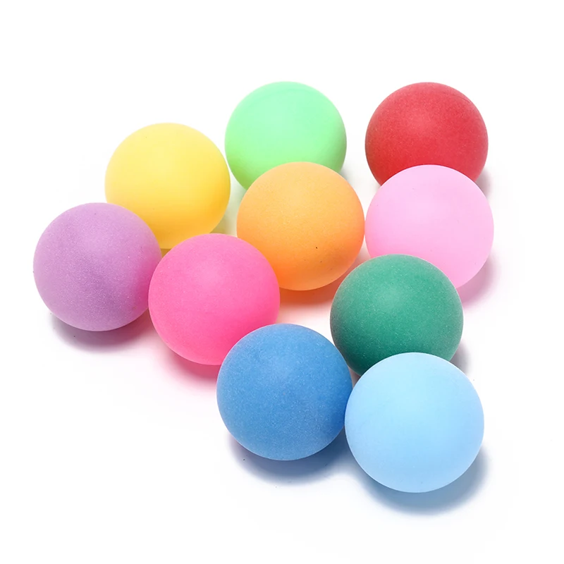 100 шт./упак. Цветной пинг-понга 40 мм 2,4 г развлечения, настольный теннис шариками разноцветные для игры и рекламы
