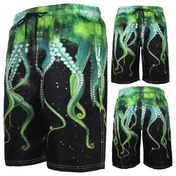 2019 мужские спортивные шорты летние с 3D принтом пляжные шорты для серфинга бассейна мужские модные повседневные шорты 5,17