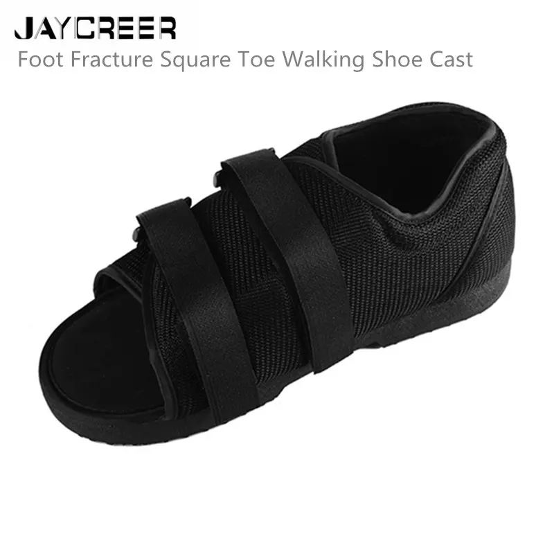 

JayCreer Boot Post-Op Shoe Open Toe Cast Boot Rocker Sole, Open Toe Box Round Head There is no left-right distinction
