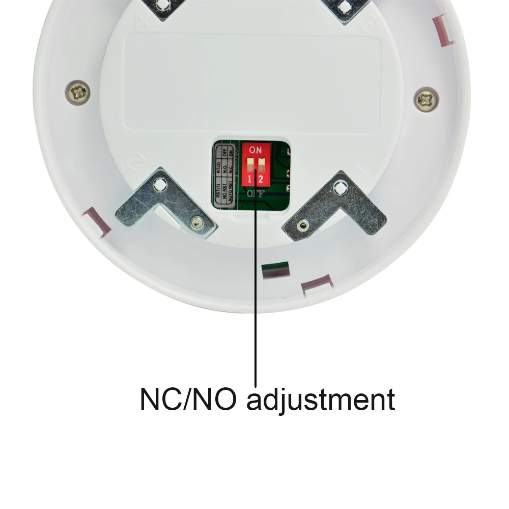 Домашняя безопасность пожарный датчик дыма NC без регулировки выходного сигнала интеллектуальная система сигнализации аксессуары детектор дыма
