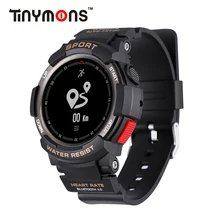 Tinymons Спорт на открытом воздухе, Bluetooth, наручные часы, F6 Смарт-часы Для мужчин gps смарт-браслет Смарт-браслет с сердечным ритмом Фитнес трекер
