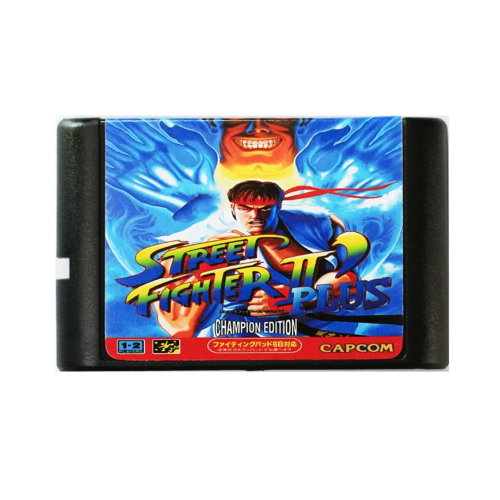 

Street Fighter II Plus 16 bit MD Game Card For Sega Mega Drive For SEGA Genesis