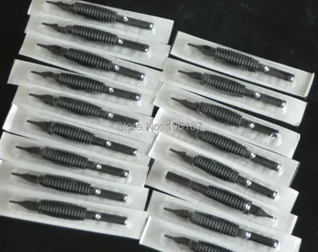 

16MM 3RT 5RT 8RT 11RT Mixed Size 40PCS Plastic Disposable TATTOO TUBES GRIPS BLACK SILICON Material TUBES