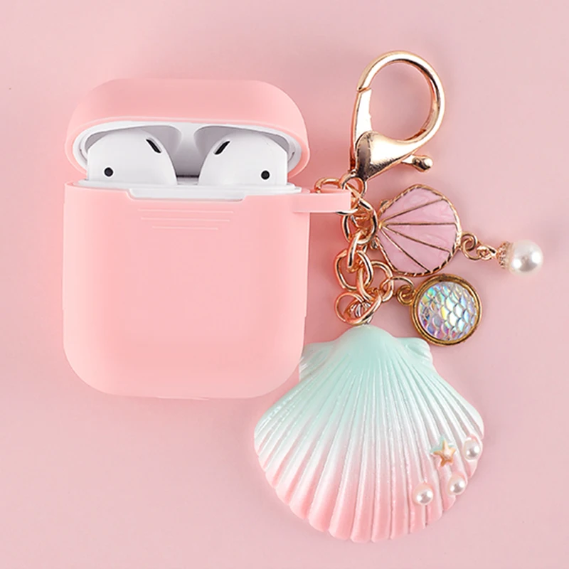 

Fashion Silicone Case for Apple Airpods Bluetooth Earphone Accessories Charging Box Bag Decorative Protective Cover