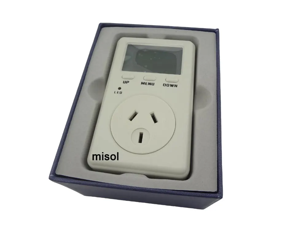 

AU Plug Ammeter Energy Power Watt Voltage Volt Meter Monitor Analyzer, power plug, electrical plug