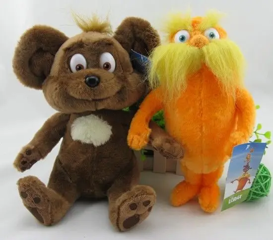 Lorax Bar ba loots Pipsqueak мягкая плюшевая игрушка подарок новый|Персонажи мультфильмов и