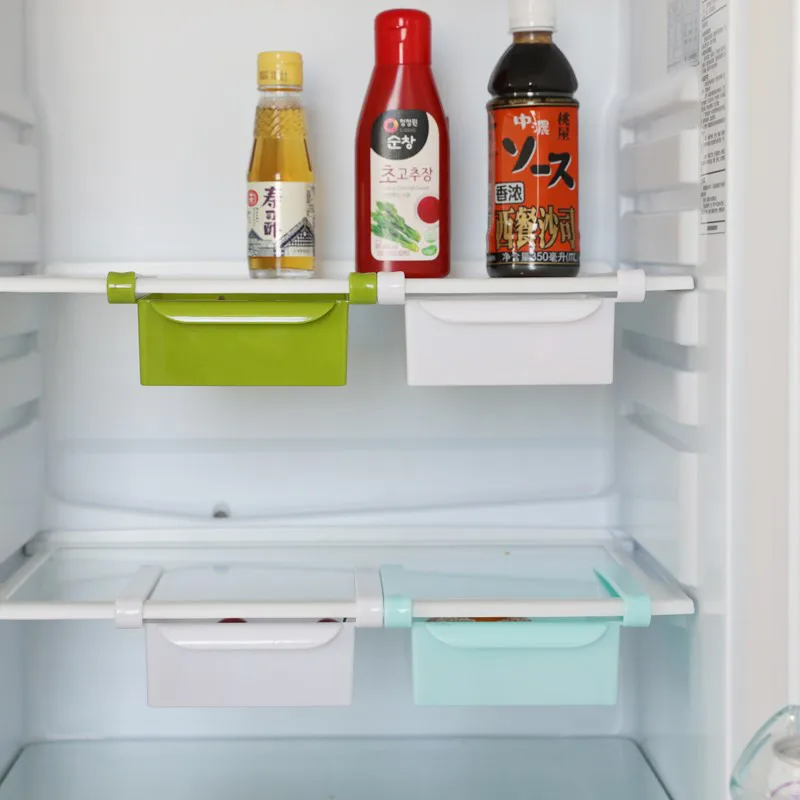Кухонная коробка для хранения холодильника, контейнер для еды, свежая распорка, стеллаж для хранения, выдвижной ящик, свежий сортировочный органайзер, Новинка