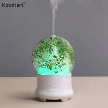 

Indoor Ultrasonic Aromatherapy Diffuser Humidification Immortal Flower Aroma Oil Difusor Cool Mist Humidifier With 7 colors Led