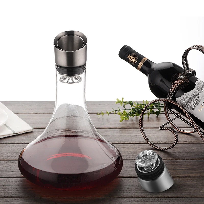 Декантер для красного вина Кристалл вино Pourer яркое шампанское Графин Pourer дыхание быстро графин