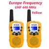 Yellow EU frequency