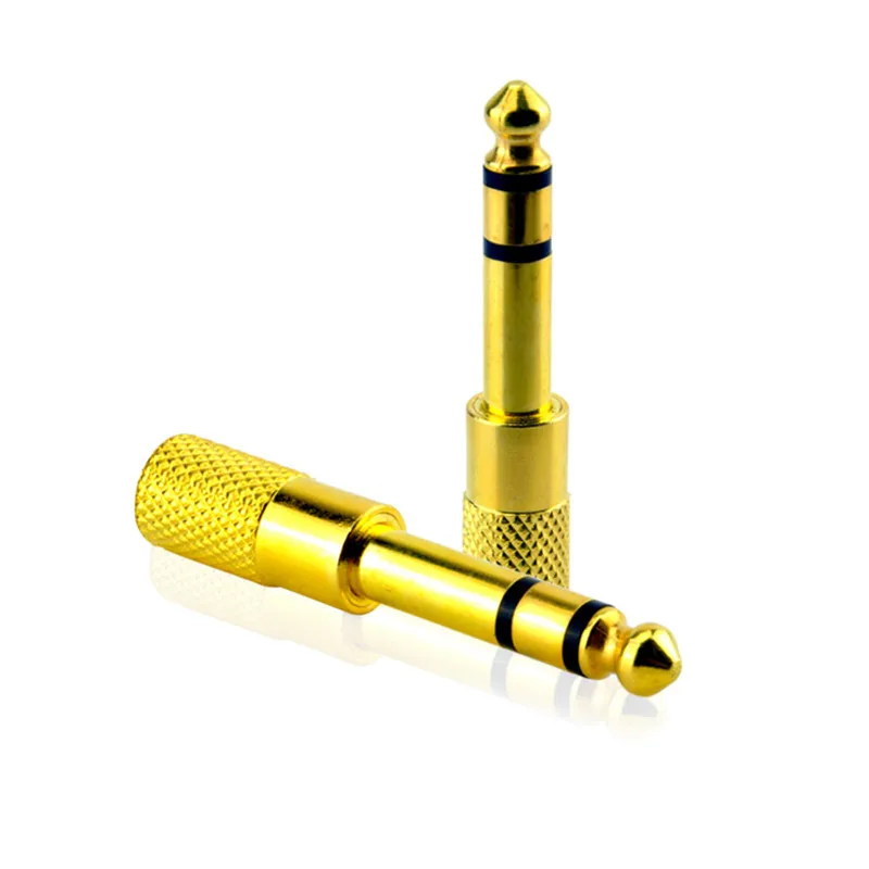 

Jack 6.5 6.35mm Male Plug to 3.5mm Female Connector Headphone Amplifier Audio Adapter Microphone AUX 6.3 3.5 mm Converter