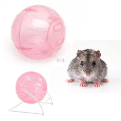 Новый Красочный бегущий мяч для упражнений прозрачный Хомяк Мышь скорость игрушка 12 см пластик