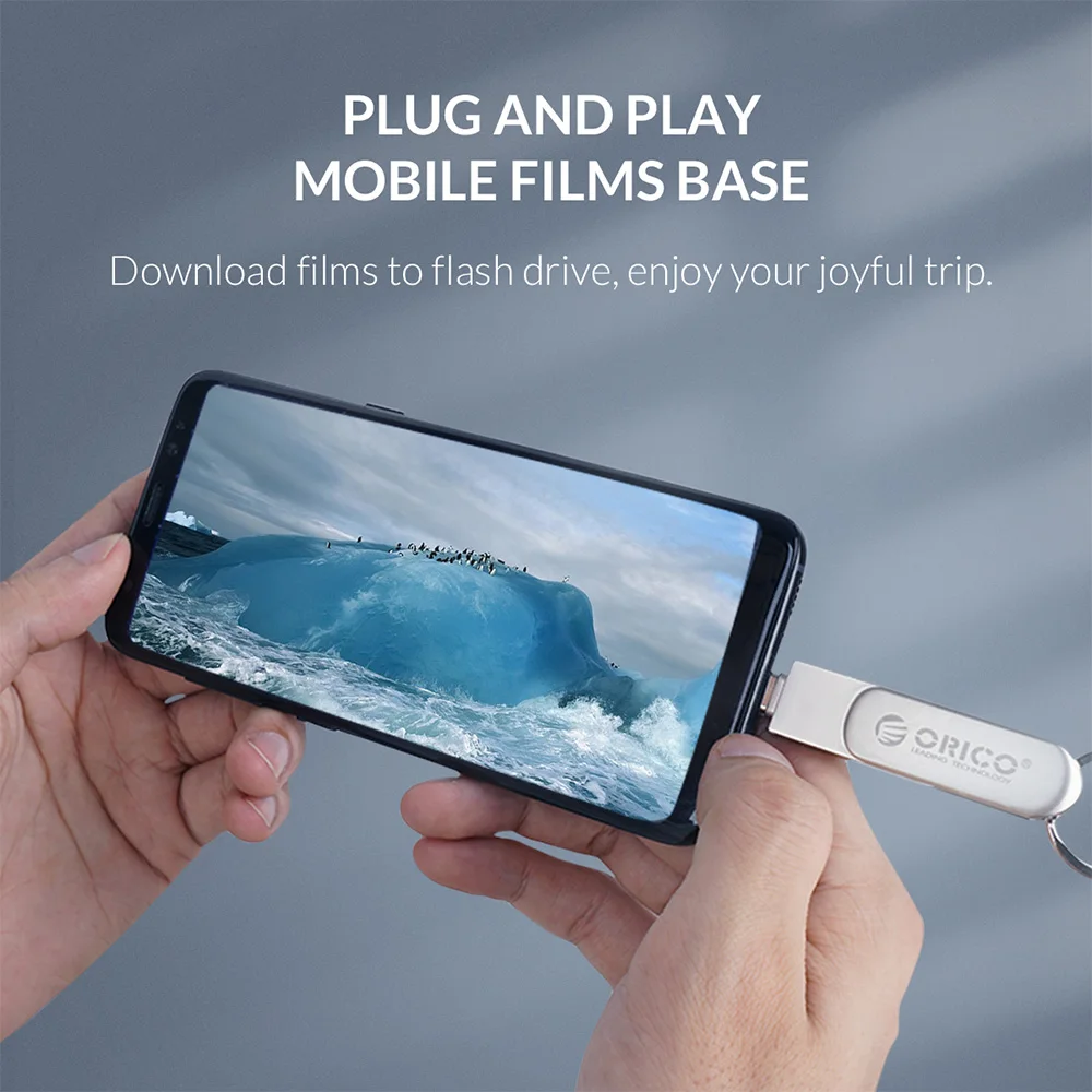  ORICO USB Flash Drive 3-In-1 Type-C USB3.0 Micro-B 64GB 32GB USB3.0 Flash Memory USB Stick Flash OT