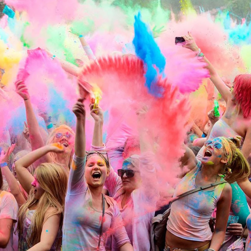 

100g/bag Funny Colored Powder for Holi Party Novelty Festival Toy