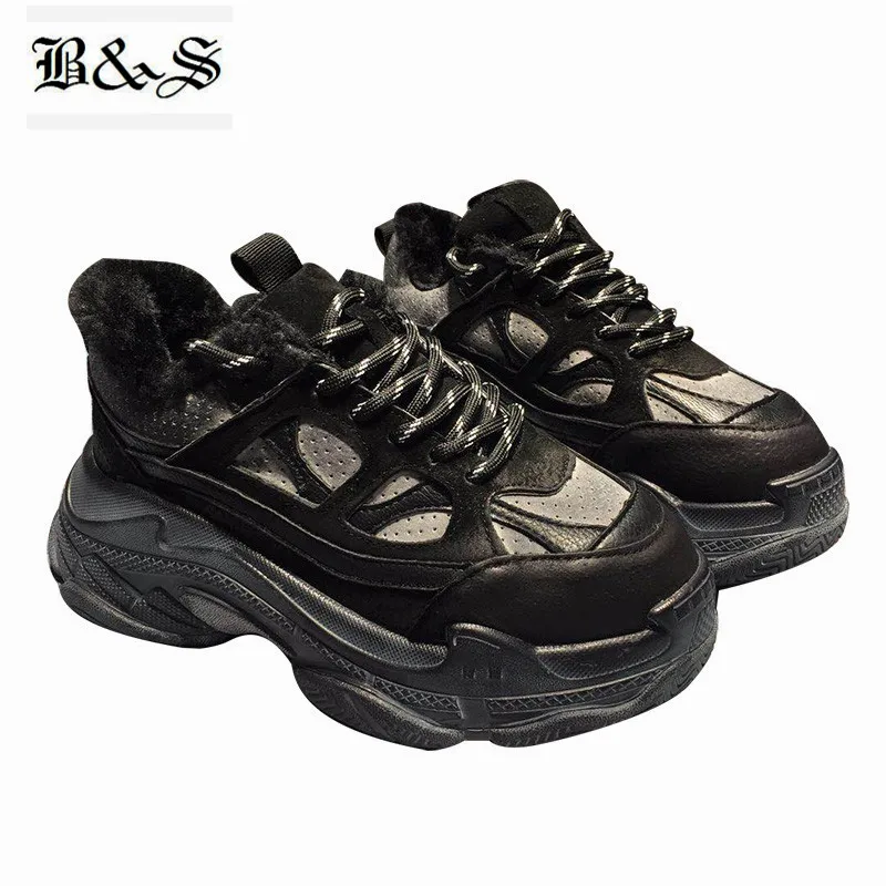 Г., черные и уличные женские зимние теплые плюшевые ботинки на скрытой платформе с высоким каблуком обувь в стиле ретро на толстой подошве в Королевском Стиле