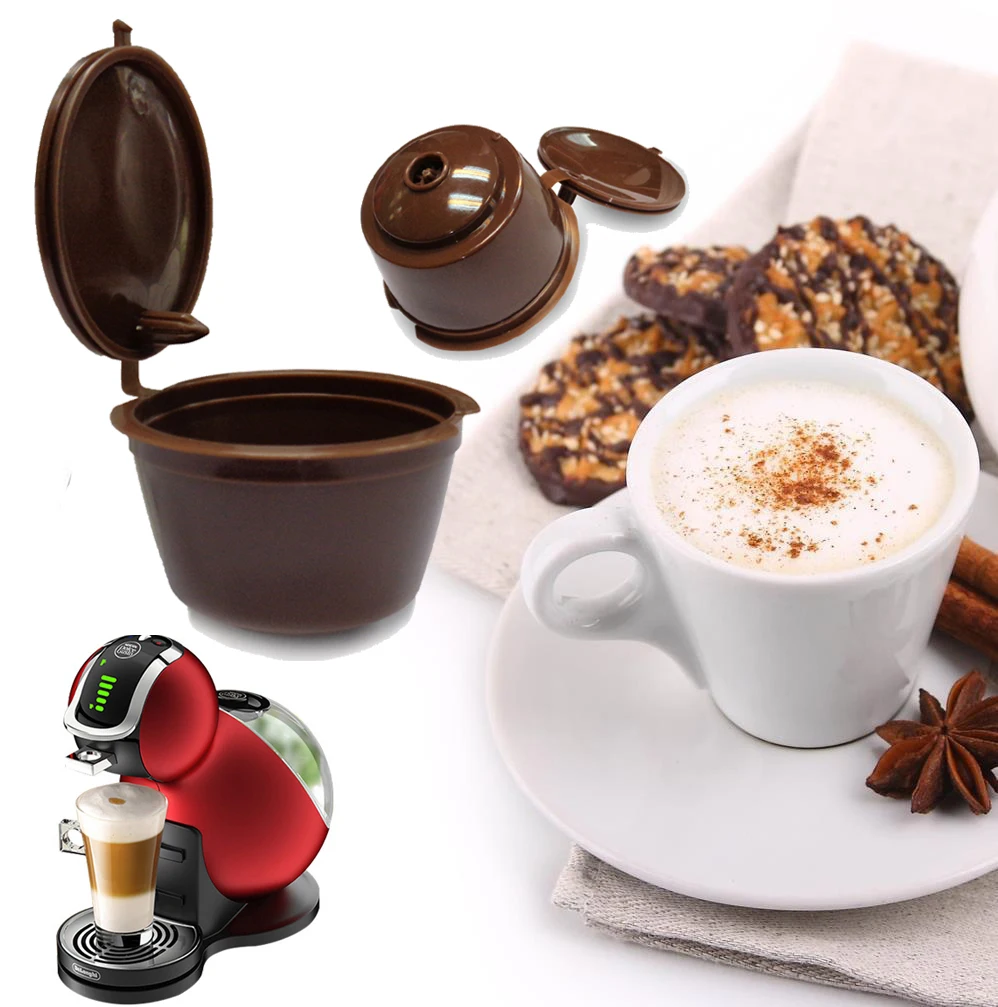 Aliexpress.com : Buy 4pcs/pack Refillable Dolce Gusto coffee Capsule ...