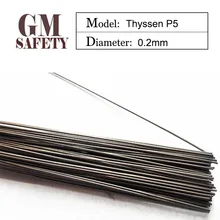 Лазерными сварочными аппаратами Проволочный припой Thyssen P5 0,2 мм лазерная сварочная проволока для сварки сделано в Германии 200 шт. в 1 трубки XLTZSY12