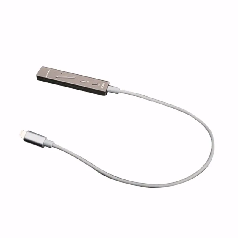 SMSL значок HIFI аудио освещение декодер ЦАП усилитель встроенный микрофон портативный усилитель для наушников для Apple IOS поддержка iPhpne 7/6S