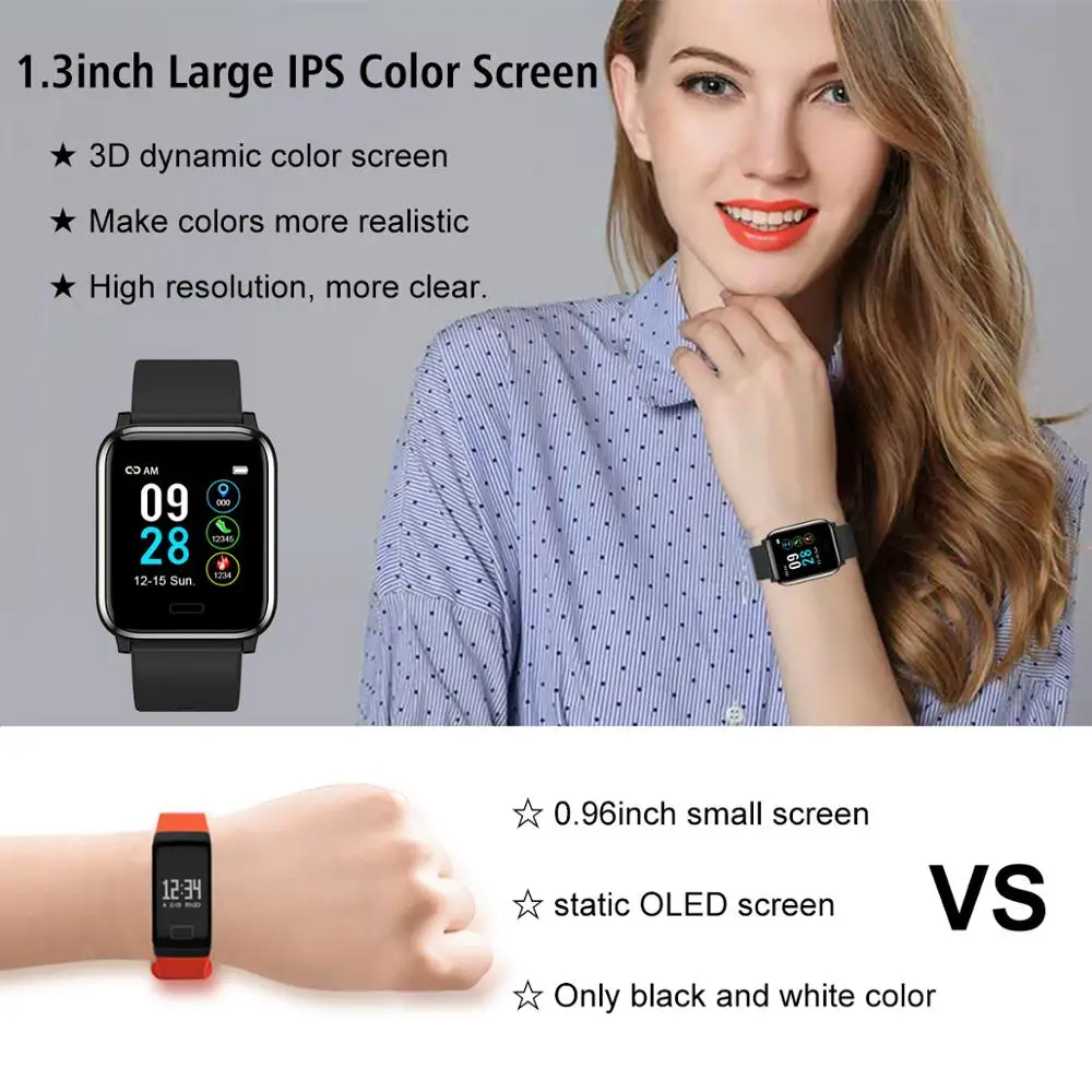  L8STAR B1 Smart Watch 1.3 inch Blood Pressure 3D UI Blood Oxygen Smart Band 30 days Standby Multi S - 32970510101