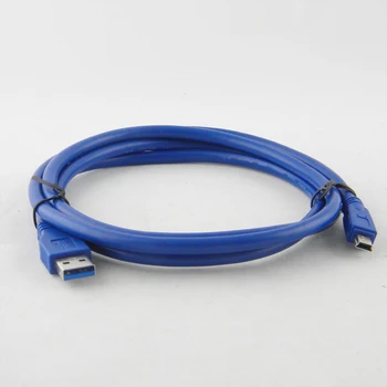 

25pcs Lot 1M 3.2ft USB 3.0 A Male to 10Pin Mini B Male Adapter Converter Jack Data Sync Cable Cord For Portable HDD Hard Drive