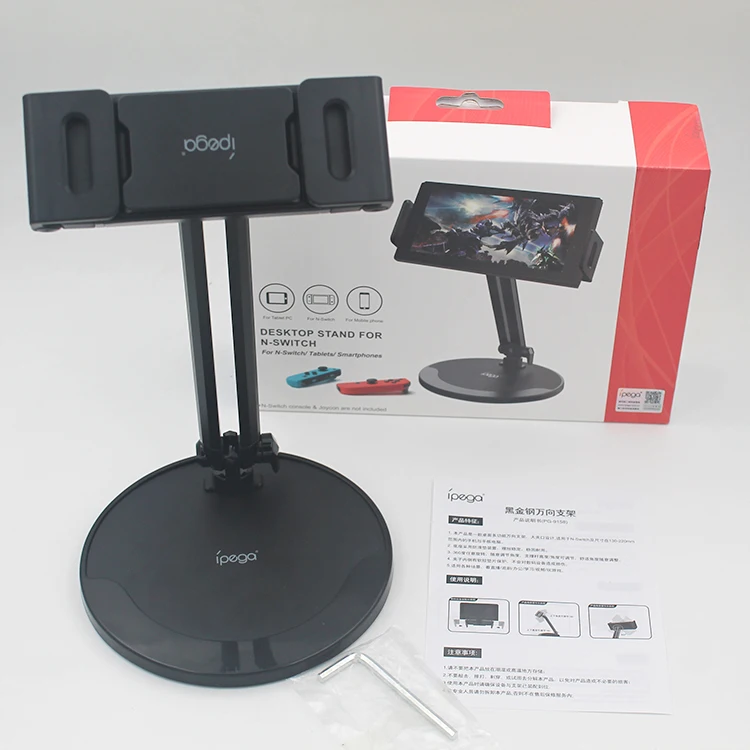 

Desktop Adjustable Holder for Nintend Switch Support Bracket Compact Playstand Desktop Stand for NS-Switch/Tablets/Smartphones