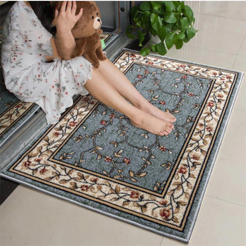 

American Style Soft Classical Delicate Carpets For Living Room Bedroom Hallway Door Mat Kitchen Carpet Home Rugs Floor Door Mats