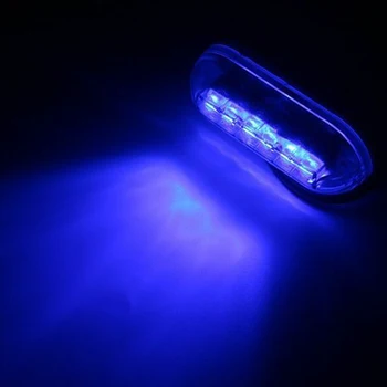 

Underwater Light Fishing Marine Boat Night Landscape Lighting 6 LED Waterproof 12V QJ888