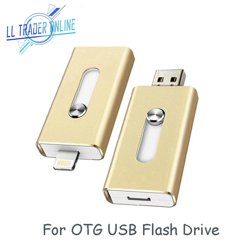 LL trader для iOS USB флэш-диск 32 Гб 64 хранения iPhone iPad iPod Android устройств мини-память палка