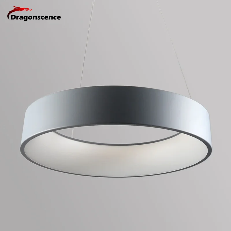  Round Aluminum Modern led Pendant light for living room bedroom dining office Pendant lamp lamparas - 32857429388