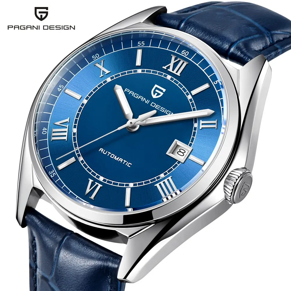 Classic Mechanical Watch Men Genuine Leather PAGANI DESIGN Top Brand Luxury Automatic Business Wristwatch Men Clock montre homme Classic Mechanical Watch Men Genuine Leather PAGANI DESIGN Top Brand Luxury Automatic Business Wristwatch Men Clock montre homme
