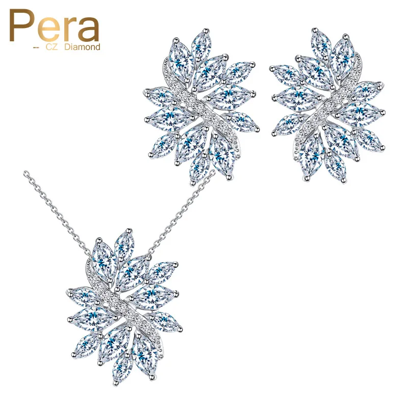 Серьги подвески с фианитами AAA + J253|Ювелирные наборы| |