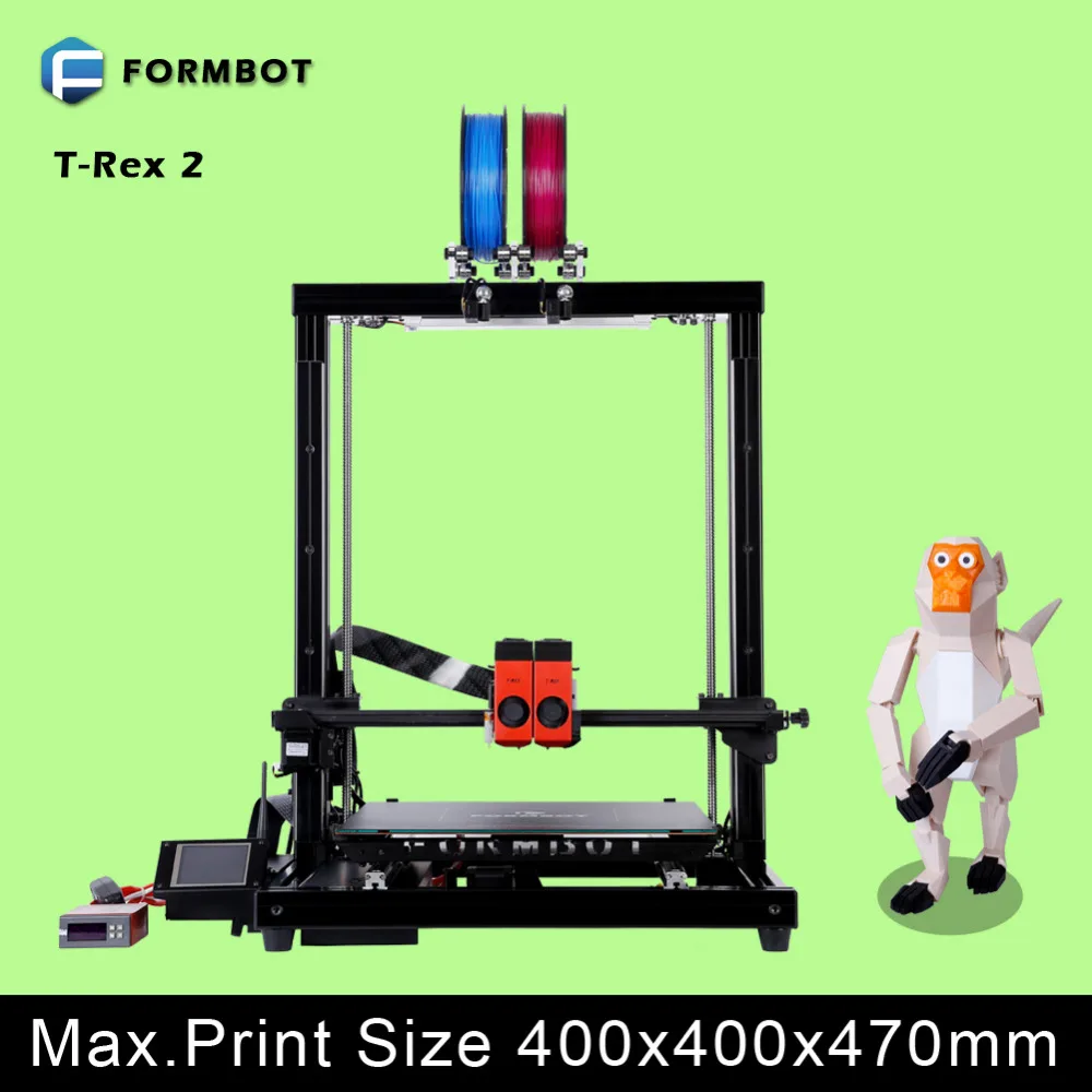 

2016 3d metal frame printer aluminum extrusion 3d-printer with 1 roll filament 8GB SD card as gift