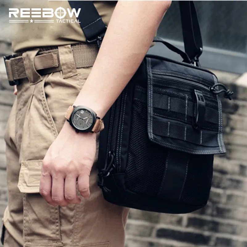 REEBOW TACTICAL Messenger EDC Bags Men Outdoor Sports Travel Army