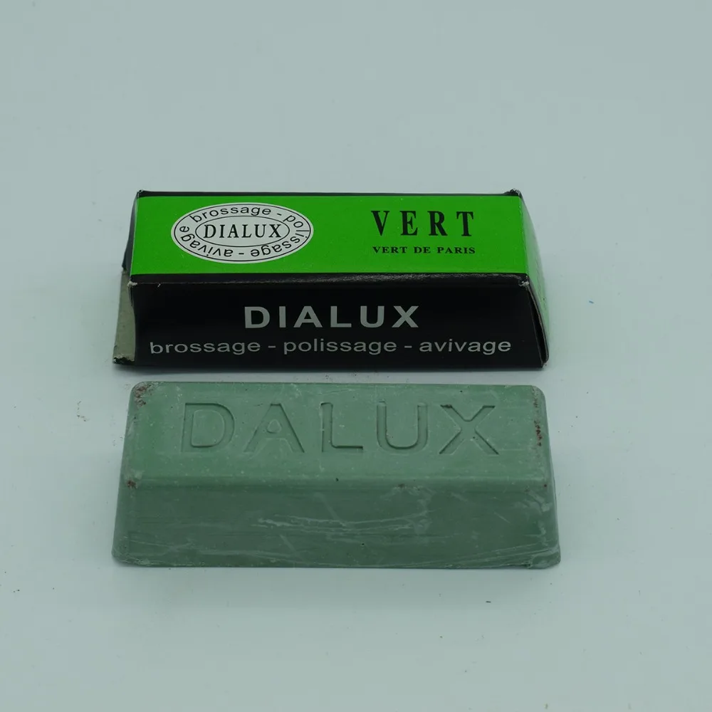 

jewelers polishing compound vert DIALUX jewelry polish green color wax