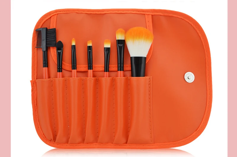 7 Pcs Natural Eye Makeup Brushes Tool Set Cosmetic Foundation Make Up Brushes Bag Eyeshadow Eyebrow Eyelash Lip Brush Beauty Kit (15)