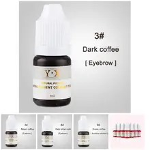 Полупостоянный макияж Чернила для бровей Губы глаз линия татуировки цвет пигмент для микроблейдинга CD88