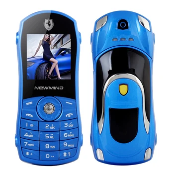 

Newmind F3 Unlock Bar Cheap Luxury Small Size Mini Sport Cool Supercar Car Key Model Cell Mobile Phone Cellphone P042