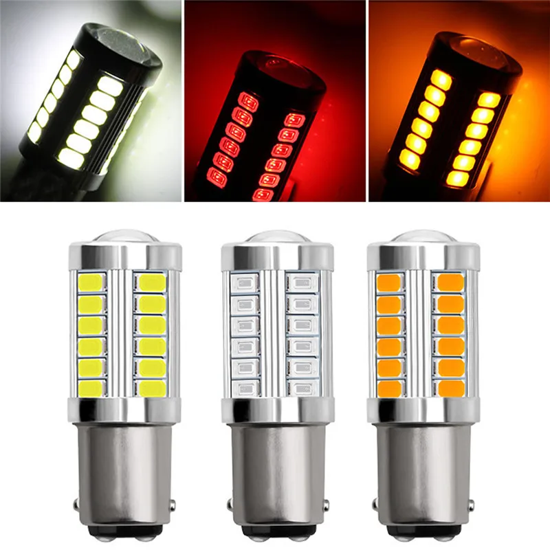 1 шт. долговечная светодиодная автомобильная лампа 1157 33 SMD 5630 BA15S P21W