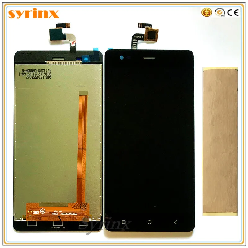 Cena SYRINX + taśma wyświetlacz LCD do telefonów komórkowych dla Pretigio Grace R5 LTE psp5552 psp 5552 duo wyświetlacz LCD z ekranem dotykowym digitizer zgromadzenia