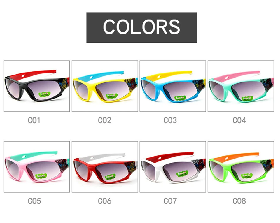Kids Sunglasses UV400  Child Baby Safety Coating Fashion Accessories Eyewear for Kid UV400 Eyewear (15)