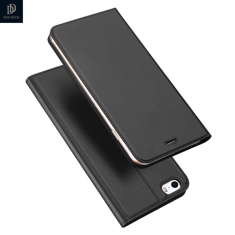 DUX DUCIS для чехла iphone 5S SE Чехол Флип Роскошный PU кошелек кожаный мягкий чехол 5C Coque |