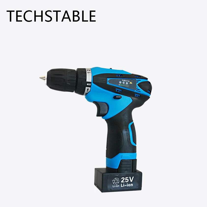 

TECHSTABLE Mobile Electric Drill Power Tools Electric Screwdriver Lithium Battery Cordless Drill Mini Drill Hand Tools