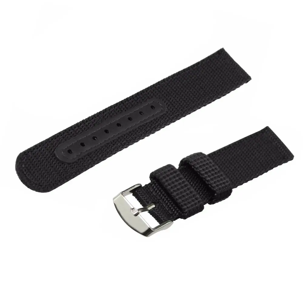 

20mm 22mm 24mm Watch Band For Men Watch Replacement Solid Color band Belt Canvas Nylon Mesh Watchbands Women wristwatch Strap