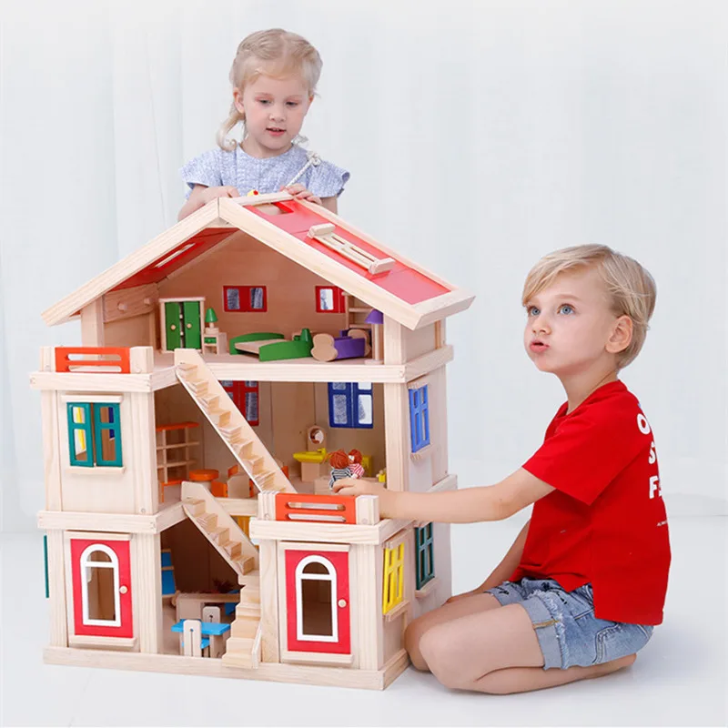 مجموعة كاملة مسرحية الأطفال مقلد woodines أثاث لعبة ديي الوالدين والطفل التفاعل المشهد محاكاة الأطفال هدية مجموعة كاملة مسرحية الأطفال مقلد woodines أثاث لعبة ديي الوالدين والطفل التفاعل المشهد محاكاة الأطفال هدية