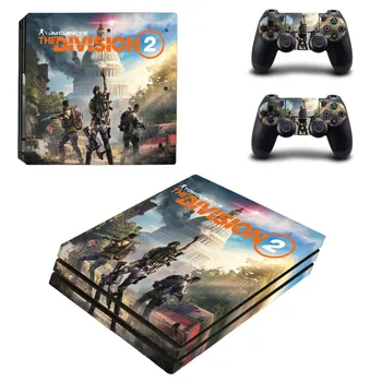 

Tom Clancys The Division 2 PS4 Pro Skin Sticker For PlayStation 4 Console and 2 Controllers PS4 Pro Skin Stickers Decal Vinyl