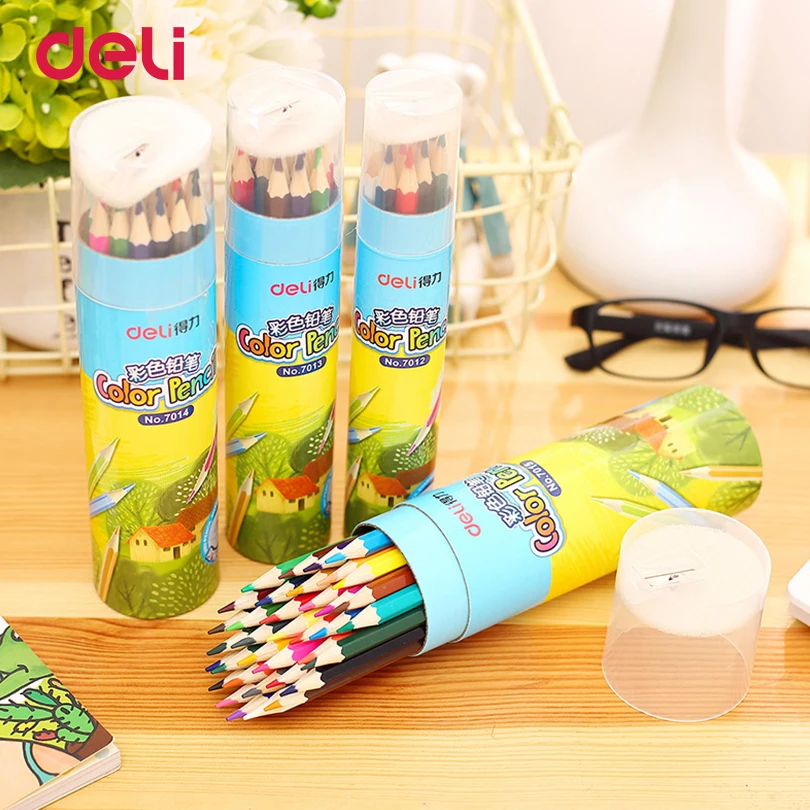 Buy Deli 18 colors a pack colored Pencil for students